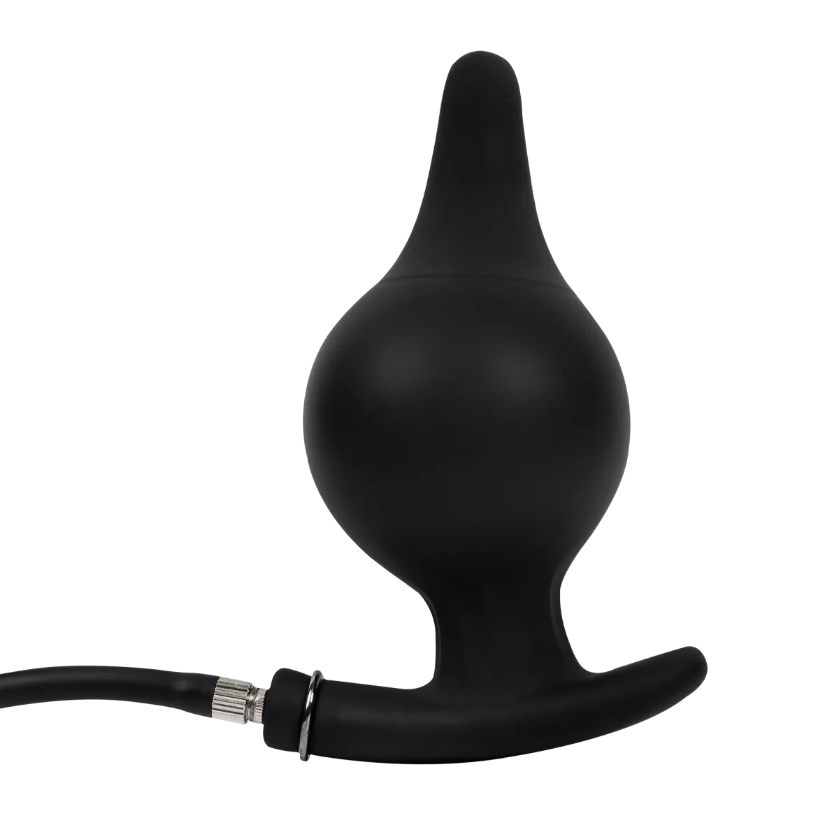 Rimba - E-Stim Anal Plug with Pump - Bi-Polar - Black