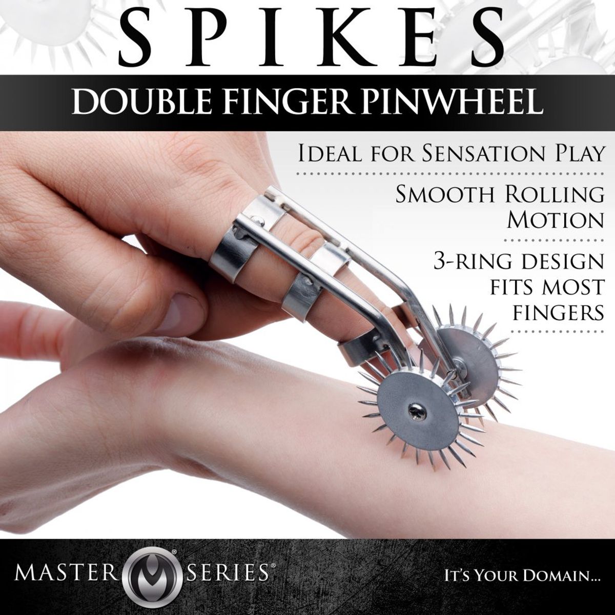 Master Series - Spikes Double Finger Pinwheel