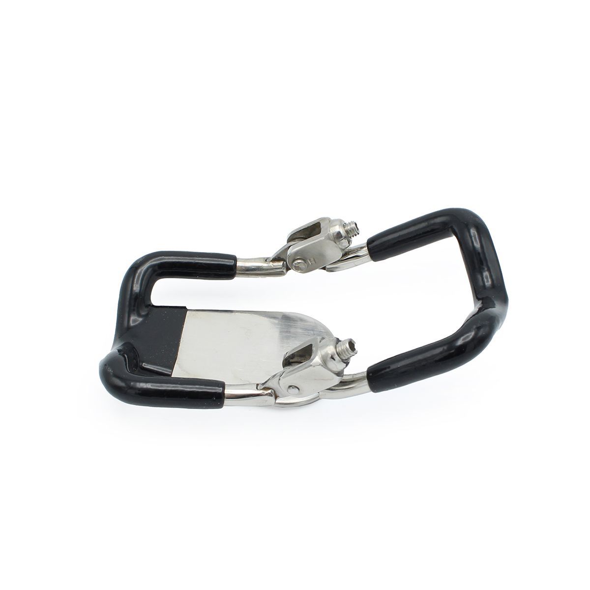 Kiotos - Steel Jaw Lock With Black Elastic Coating